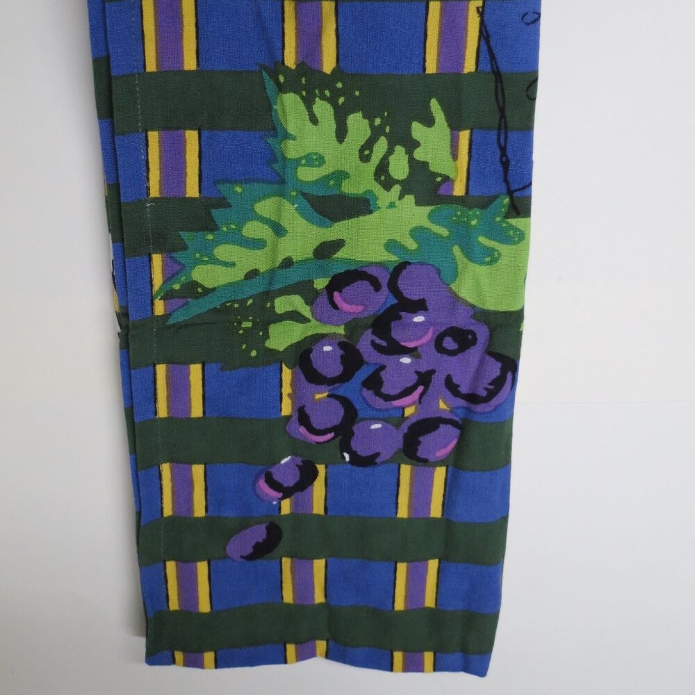 Anthropologie Grapes Nature (2) Kitchen tea towels 100% cotton